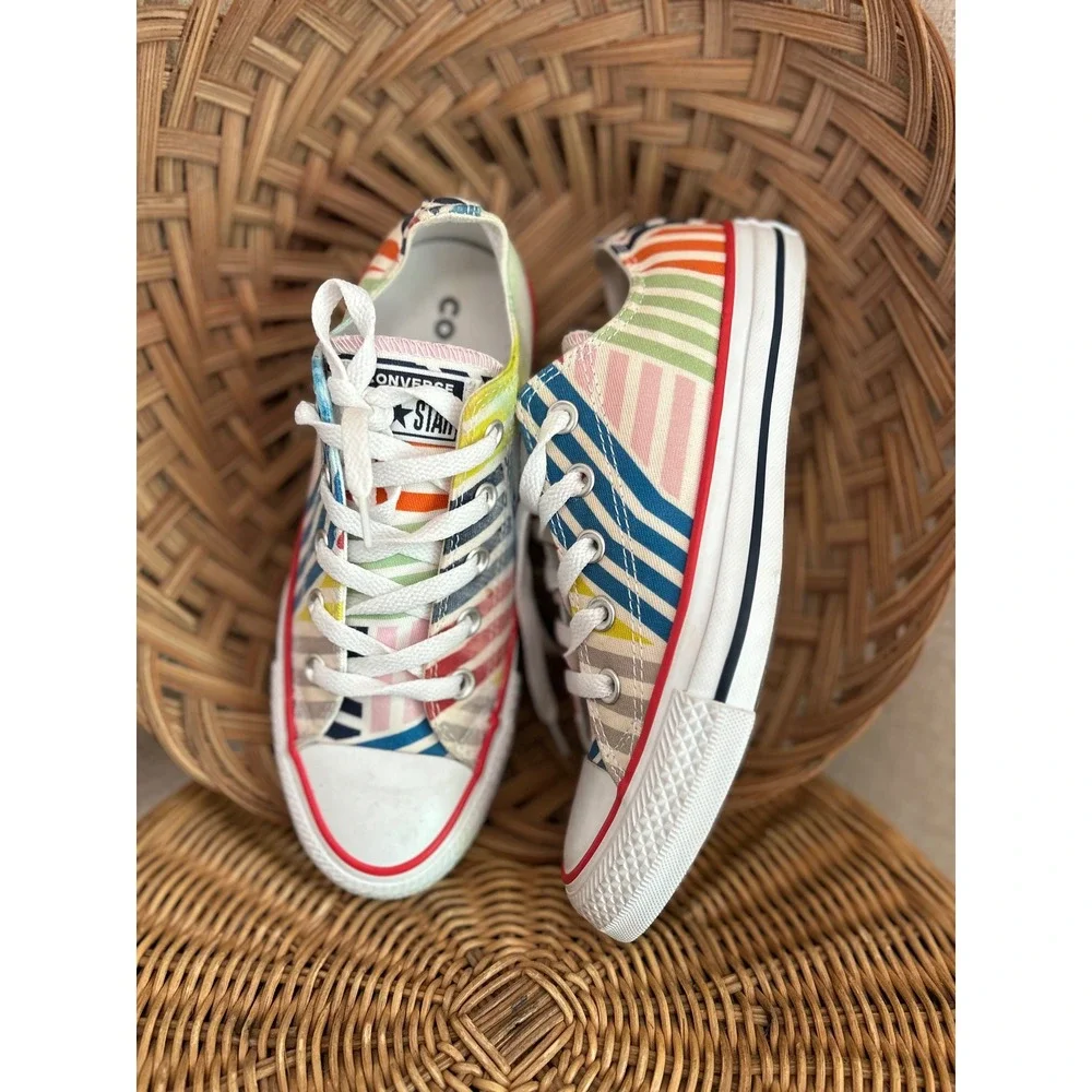 Converse Chuck Taylor All Star Rainbow Stripe Low Top Sneakers